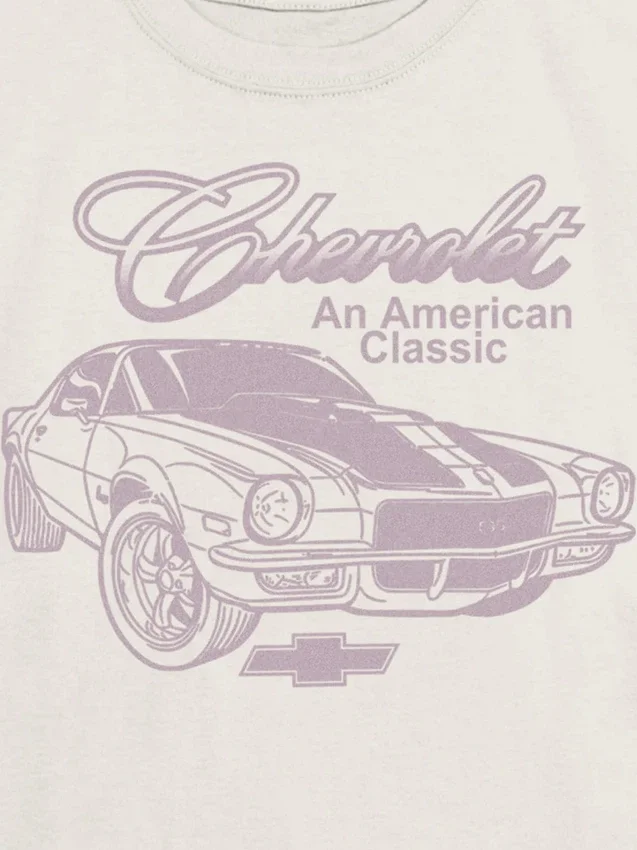 Grafisk T-skjorte for barn med Chevy Classic-motiv