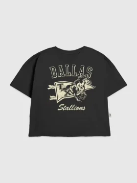 Grafisk T-skjorte for barn med Dallas Stallions-motiv