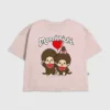 Grafisk T-skjorte for barn med Monchhichi