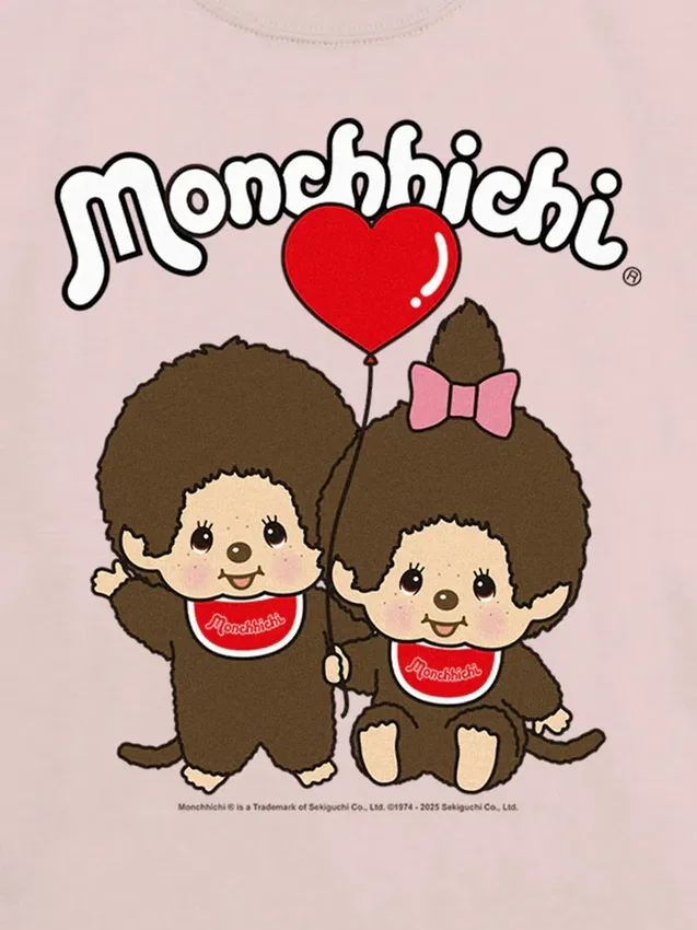 Grafisk T-skjorte for barn med Monchhichi