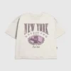 Grafisk T-skjorte for barn med New York College-motiv