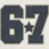 Grafisk T-skjorte for barn med «Six Seven»-motiv