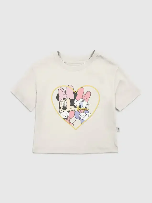 Grafisk T-skjorte for småbarn med Minnie og Daisy som bestevenner