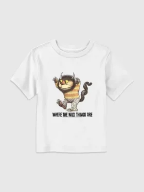 Grafisk T-skjorte for småbarn «Where the Wild Things Are»