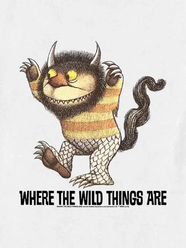 Grafisk T-skjorte for småbarn «Where the Wild Things Are»
