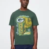Grafisk T-skjorte for voksne med Green Bay Packers-motiv