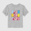 Grafisk T-skjorte med Kirby-paneler fra Nintendo for småbarn