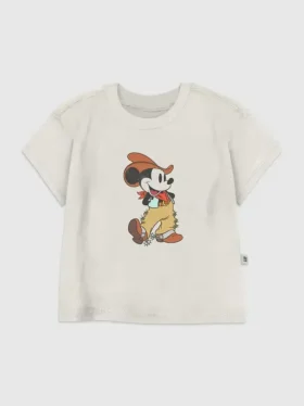 Grafisk T-skjorte med «Mickey Mouse Cowboy»-motiv for småbarn