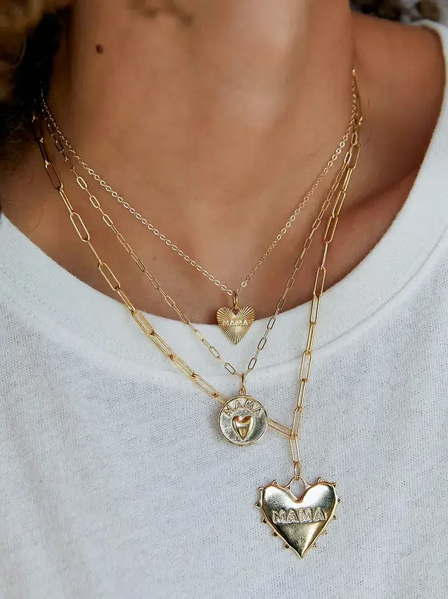 Hart Dainty Heart Mama-halskjede