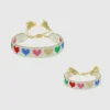 Hart Mini and Me Rainbow Hearts-armbåndssett