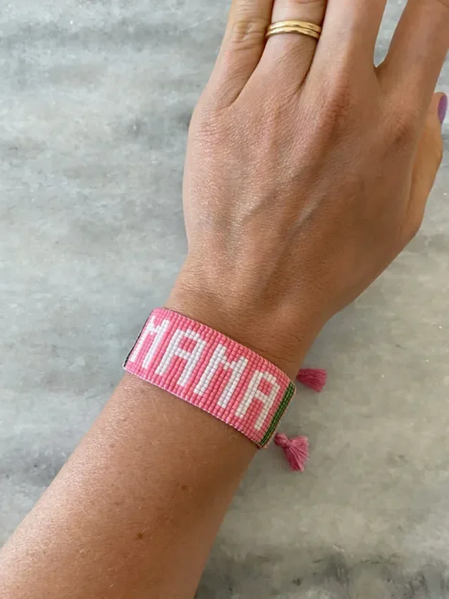 Hart Pink Mama-armbånd