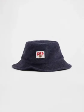 Hatt i frotté med Brannan Bear-logo for Baby og Småbarn