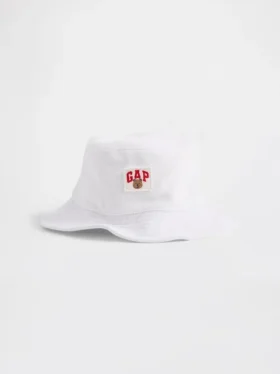 Hatt i frotté med Brannan Bear-logo for Baby og Småbarn