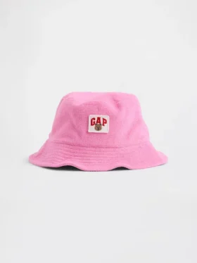 Hatt i frotté med Brannan Bear-logo for Baby og Småbarn