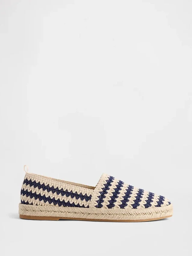 Heklede espadriller