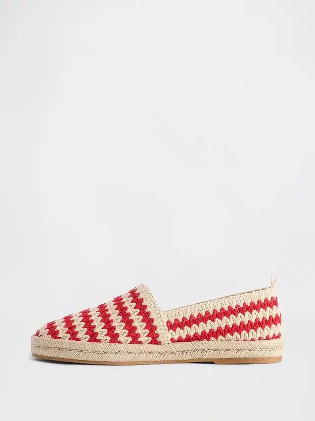 Heklede espadriller