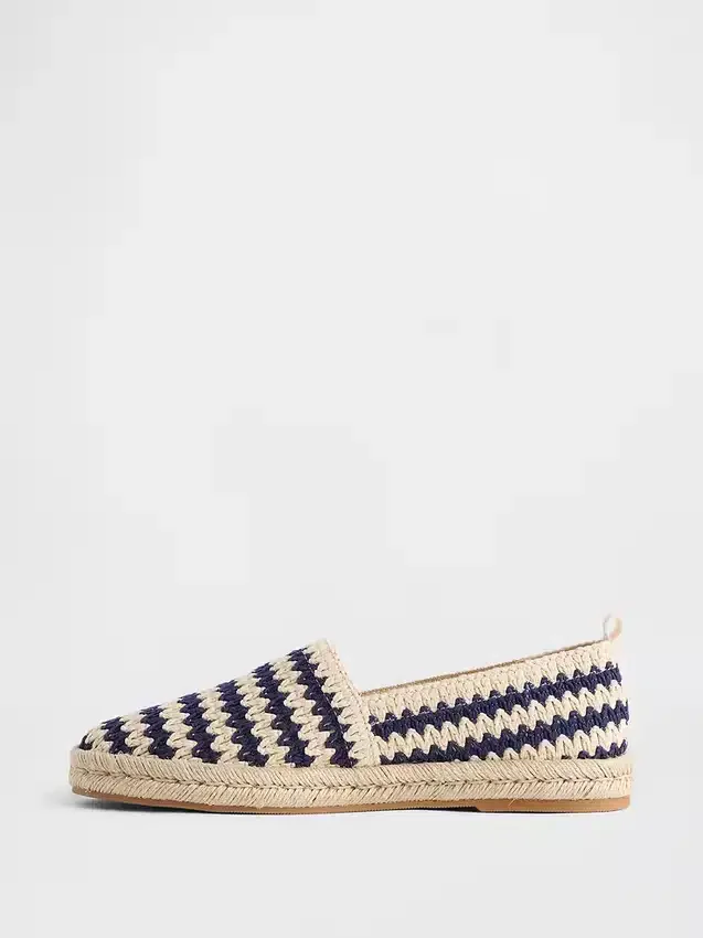 Heklede espadriller