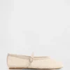 Heklede Mary Jane-ballerinasko for barn