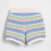 Heklede shorts med elastisk linning for Baby og Småbarn