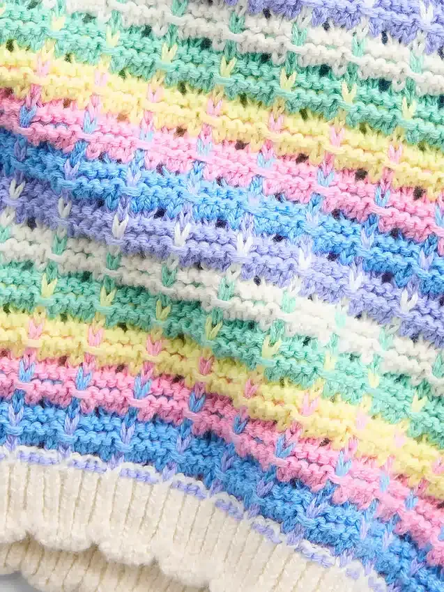 Heklede shorts med elastisk linning for Baby og Småbarn