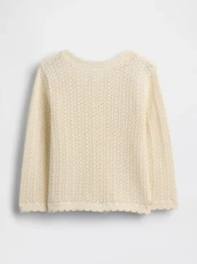 Heklet cardigan til baby