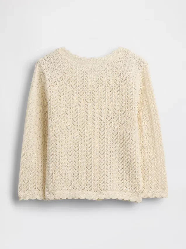 Heklet cardigan til baby