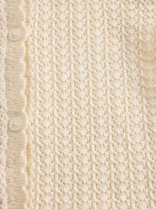 Heklet cardigan til baby