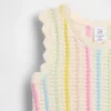 Heklet stripet tank-set til baby