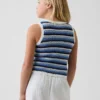 Heklet stripet tank-top for barn