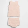 Heklet tank-set til baby