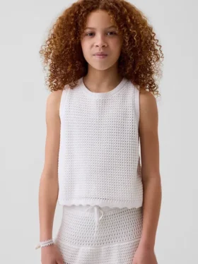 Heklet tank-top for barn