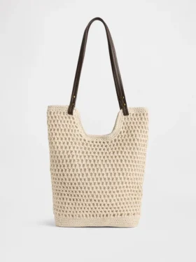 Heklet totebag