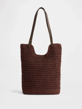 Heklet totebag