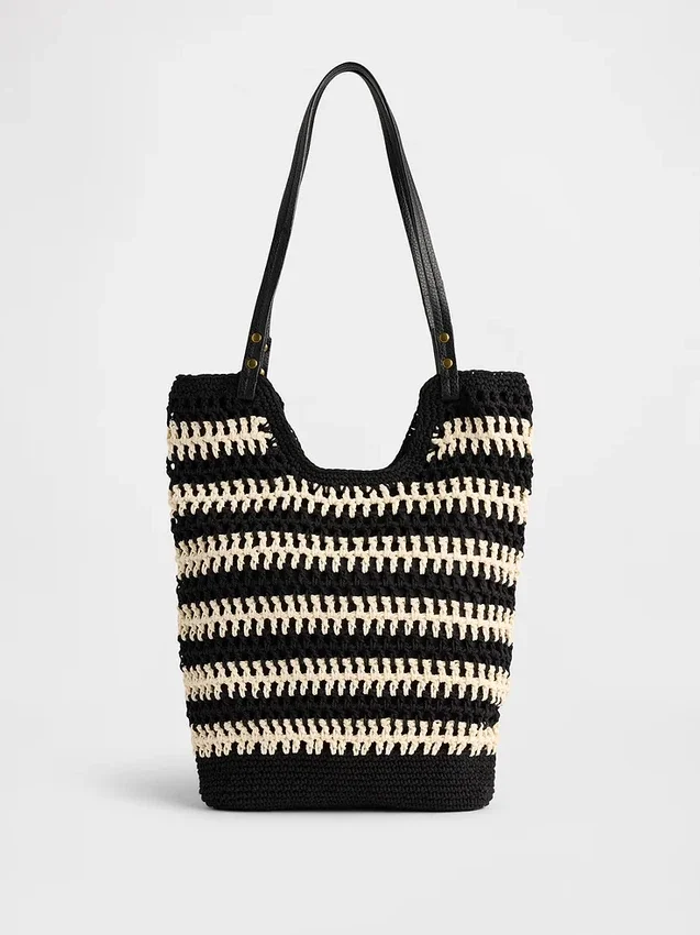 Heklet totebag