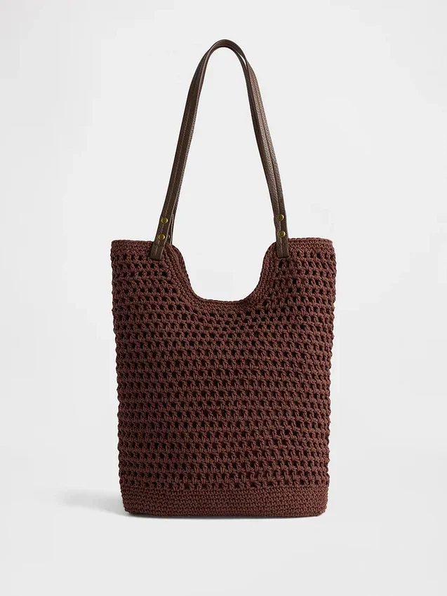 Heklet totebag