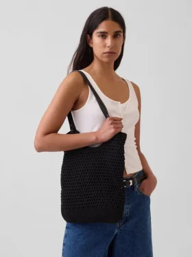 Heklet totebag