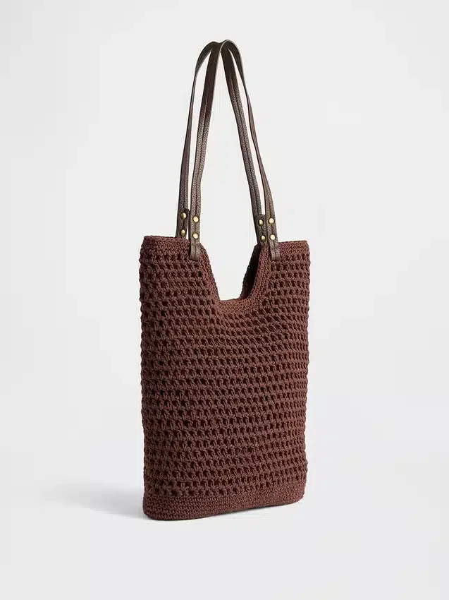 Heklet totebag