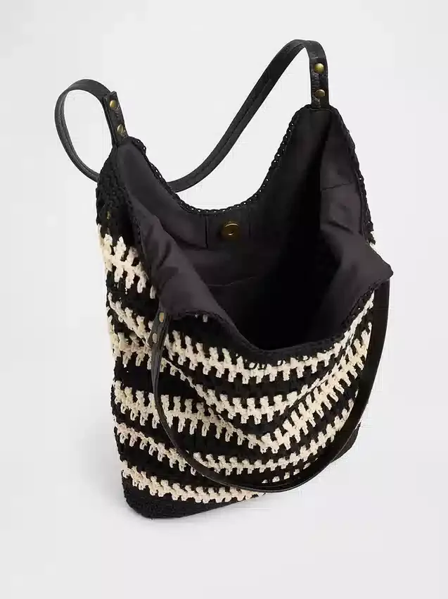 Heklet totebag