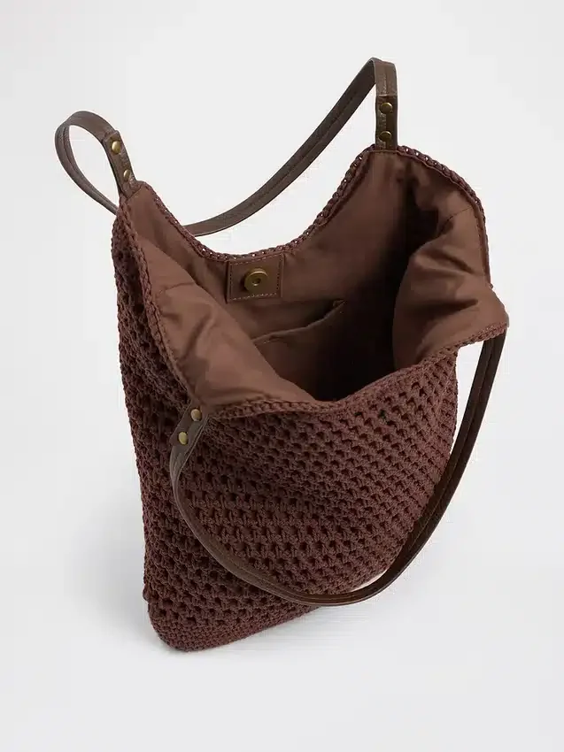Heklet totebag