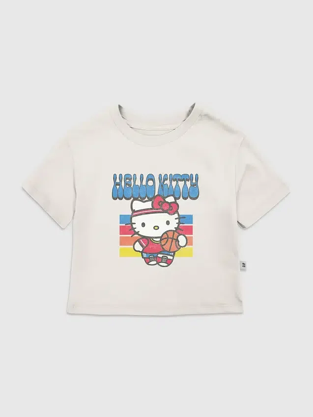 Hello Kitty-T-skjorte med basketballmotiv for småbarn