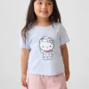 Hello Kitty-T-skjorte med grafisk trykk for småbarn