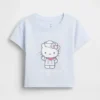 Hello Kitty-T-skjorte med grafisk trykk for småbarn