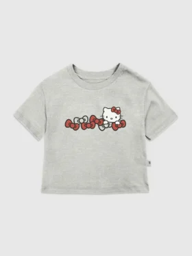 Hello Kitty-T-skjorte med sløyfer for småbarn