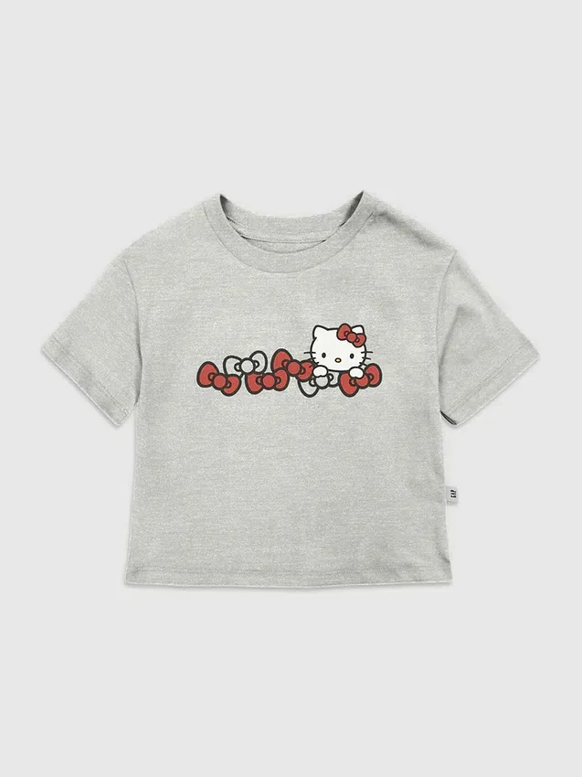 Hello Kitty-T-skjorte med sløyfer for småbarn