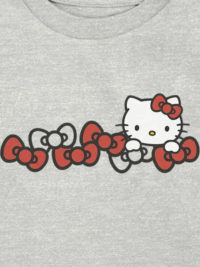 Hello Kitty-T-skjorte med sløyfer for småbarn