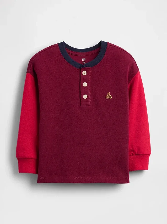 Henley-skjorte for Baby og Småbarn