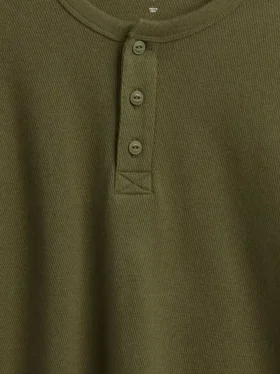 Henley-T-skjorte i avslappet passform for barn
