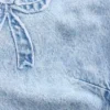 Hestesko-Jeans med sløyfe for Baby og Småbarn