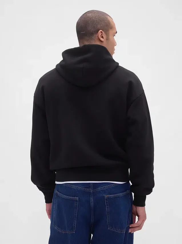 Hettegenser i ekstra tykk fransk frotté for voksne