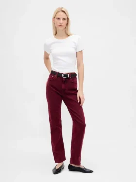 High Rise '90S Slim Straight Jeans